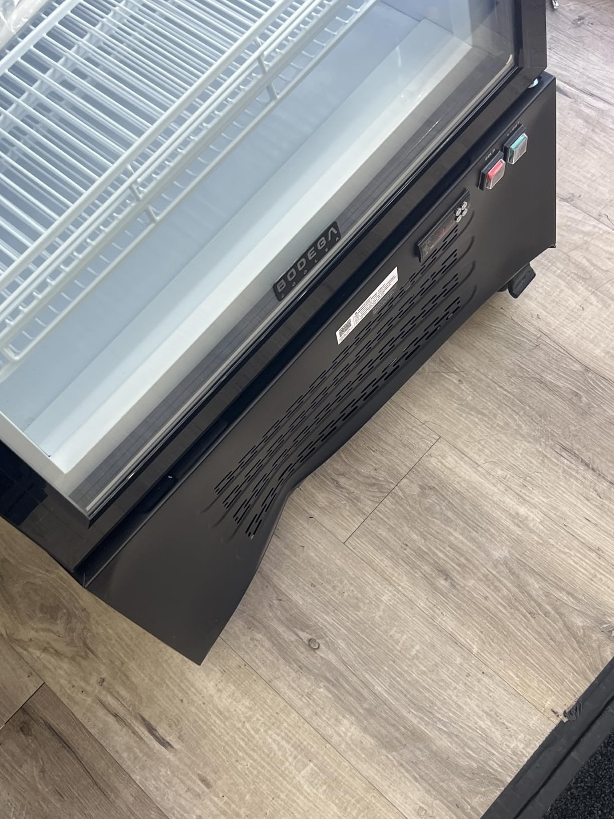 BODEGACOOLER Commercial Freezer Upright, 2 Door Standing Display Freezer With Glass Door, 36 Cu.Ft Large Capacity, -15℉-5℉ Temperature Range, Auto Defrost, For Ice Cream, Frozen Foods customer photo 2