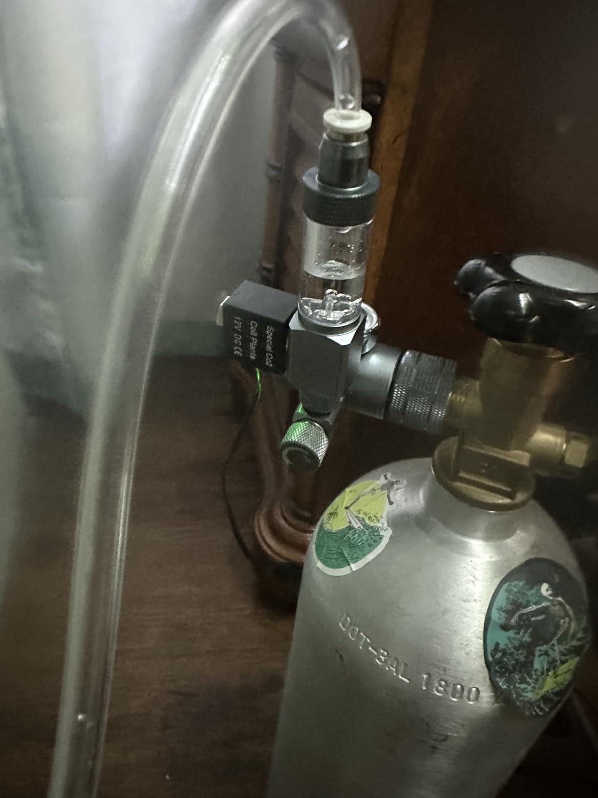 FZONE Aquarium CO₂ Regulator Kit, Compact Aquarium CO₂ System with Diffuser, Upgraded DC Solenoid and Bubble Counter Check Valve, for Establishing CO₂ System in Aquatic Plant Tank customer photo 1