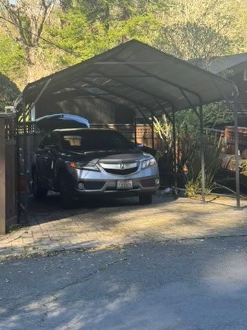 12' X 20' Metal Carport, Heavy Duty Carport with Thicker Frame and Base, UV-Resistant & Waterproof All-Weather Outdoor Shelter for Boats, Tractors, Pickup Trucks, Motorcycles, Dark Gray customer photo 1