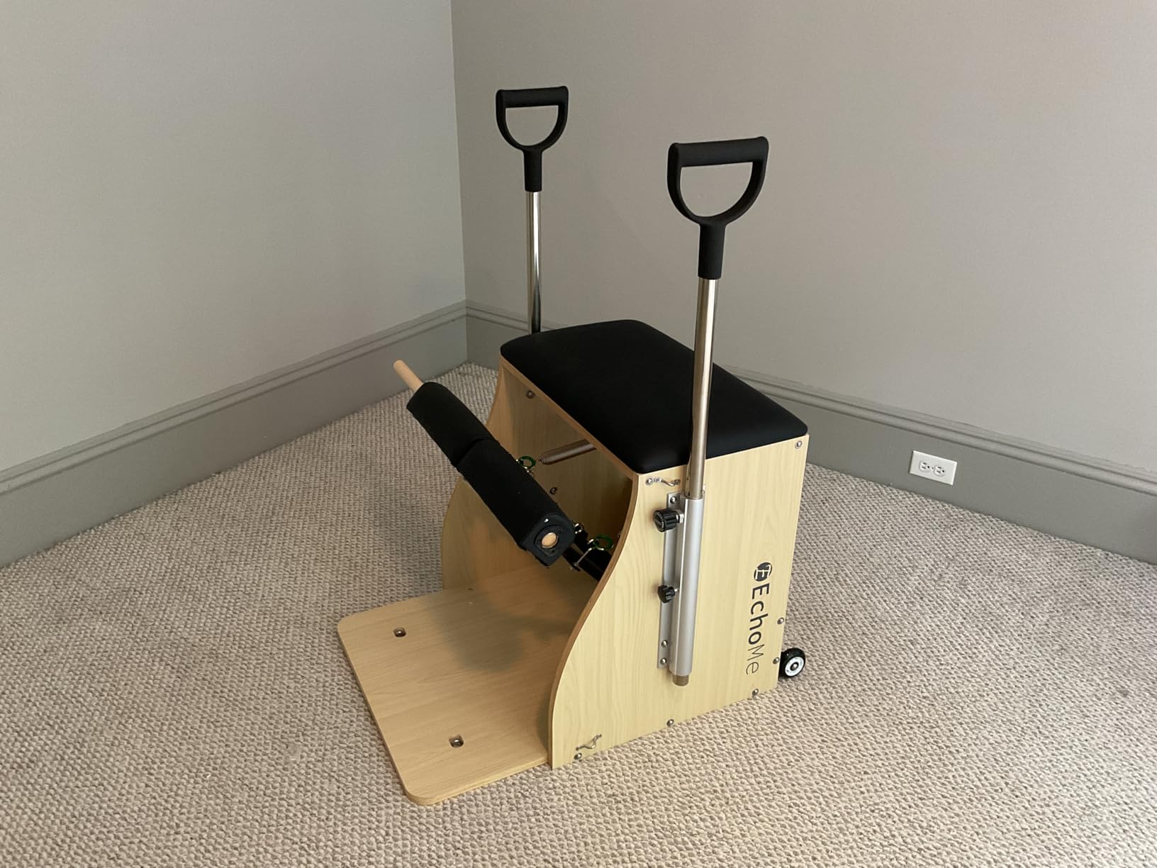 EchoMe Plates Combo Chair with Handles, Split-Pedal Stability Pilates Chair, Yoga Fitness Trainer customer photo 1