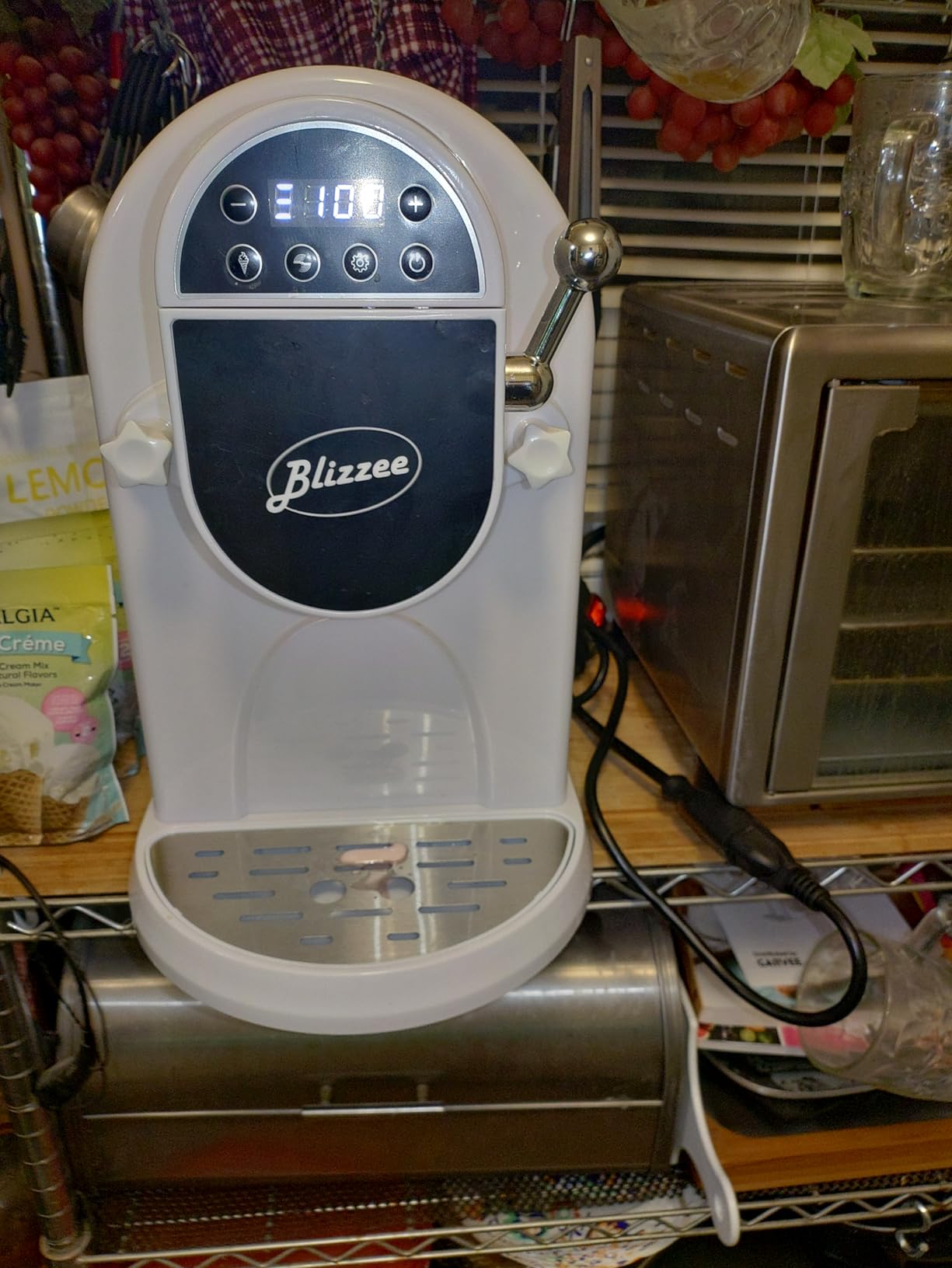 Soft Serve Ice Cream Machine 1.25Qt | No Pre-Freezing Countertop Ice Cream Maker for Home | Built-In Compressor | Adjustable Hardness, LED Display | Frozen Yogurt, Gelato, Dairy Free customer photo 1