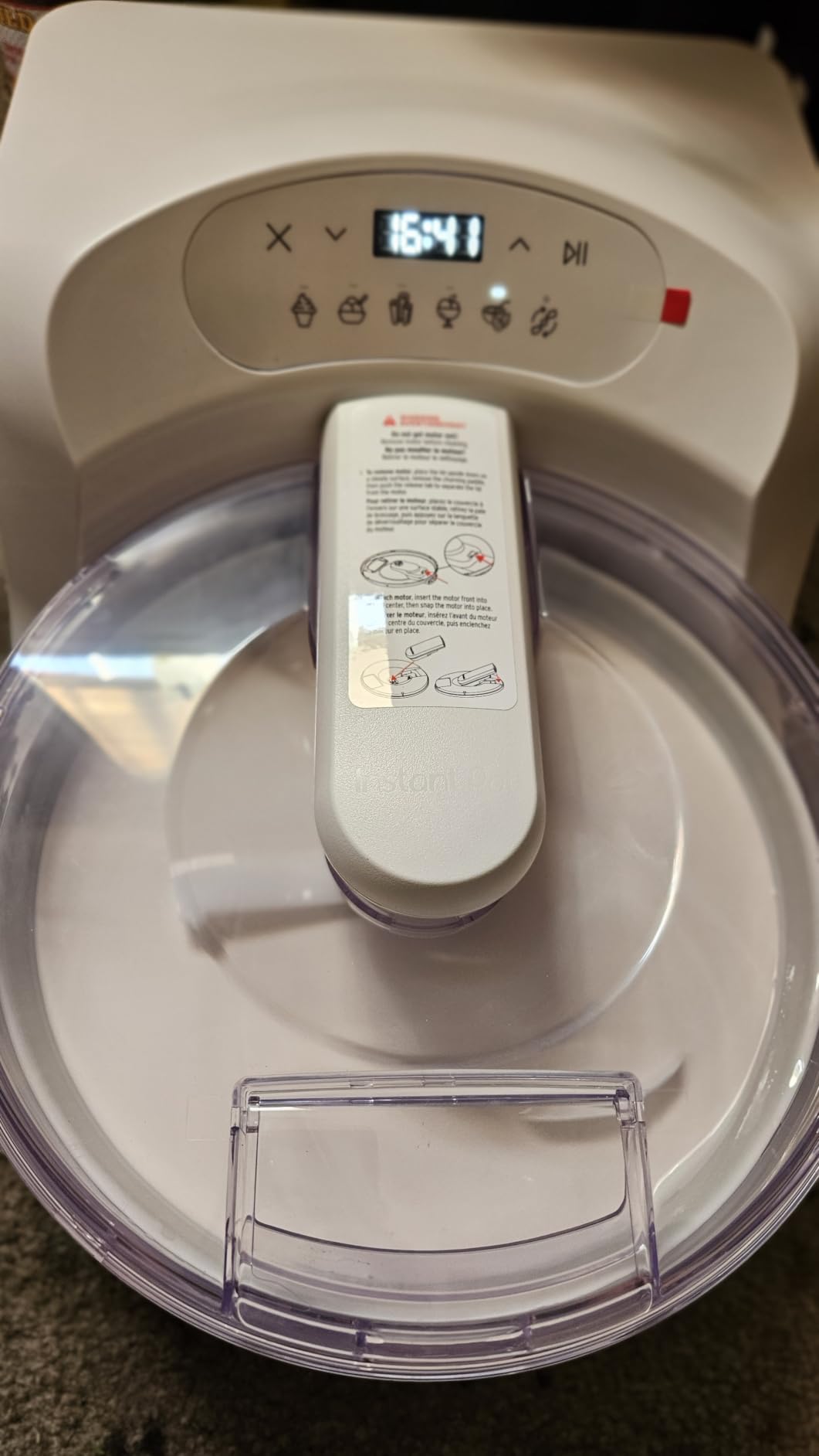 Instant Pot InstantChill Ice Cream Maker with Built-In Compressor, No Pre-Freezing, Real Ice Cream in Minutes, Gelato, Sorbet, Rolled, Non-Dairy, Mix-Ins, Easy Clean Up, Quiet, Makes Up to 2 Pints customer photo 1