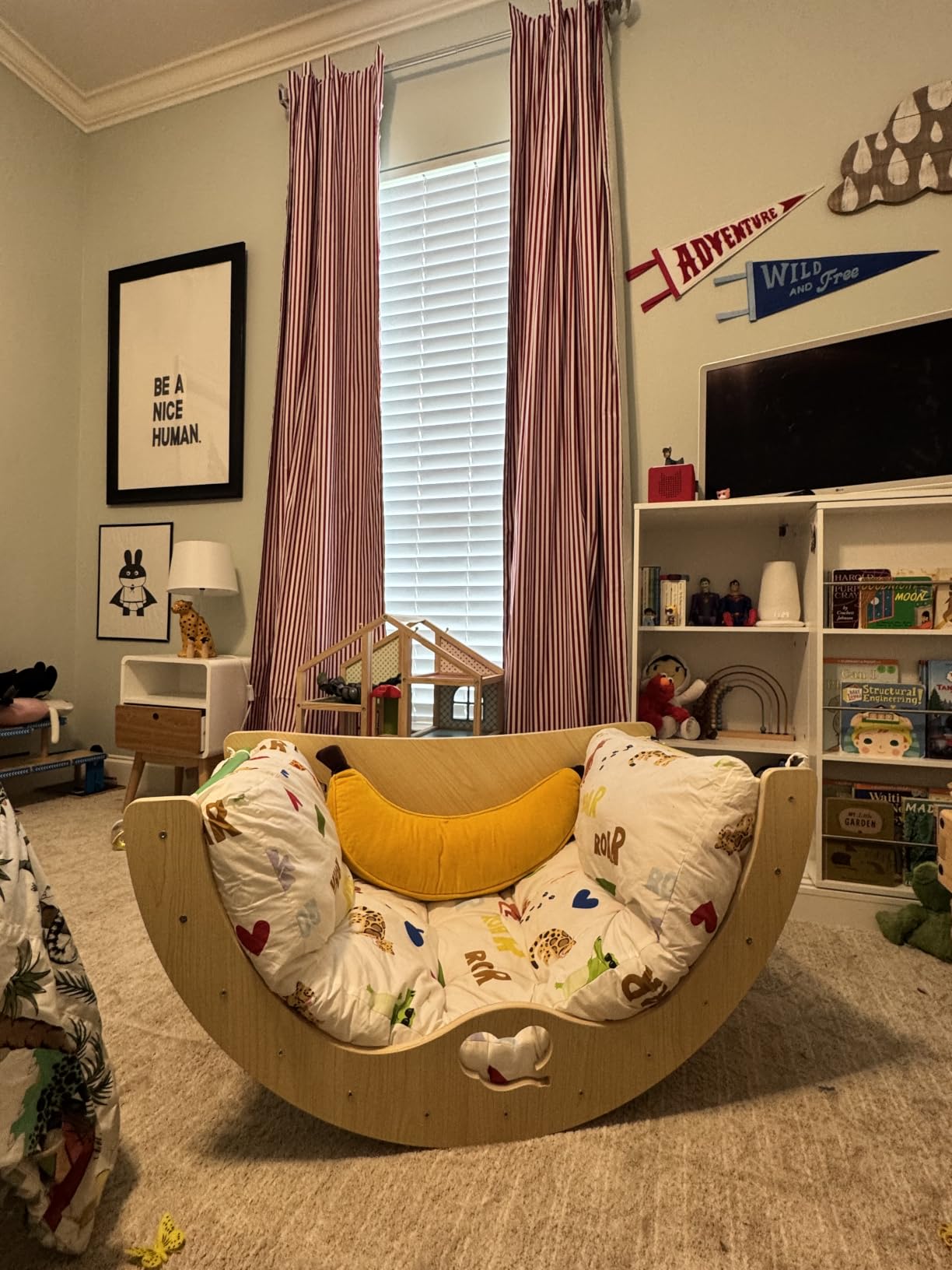 Savan'Arc Wooden Climbing Arch, 6-in-1 Pikler Montessori Rocker & Cushion customer photo 1