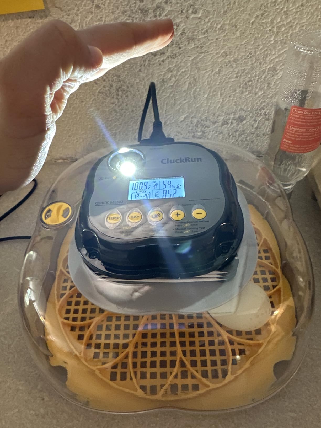 Egg Incubators for Hatching Eggs, 18 Chicken or 8 Large Eggs Incubator | Dual Egg Trays, Auto Egg Turning, Auto Water Refill, Turning Timer, Incubation Timer, 360 Viewing & Built-in Egg Candler customer photo 2