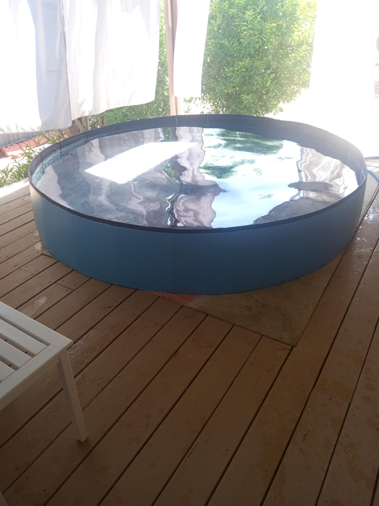 Extra Large Foldable Dog Pool for Giant Dogs, 120