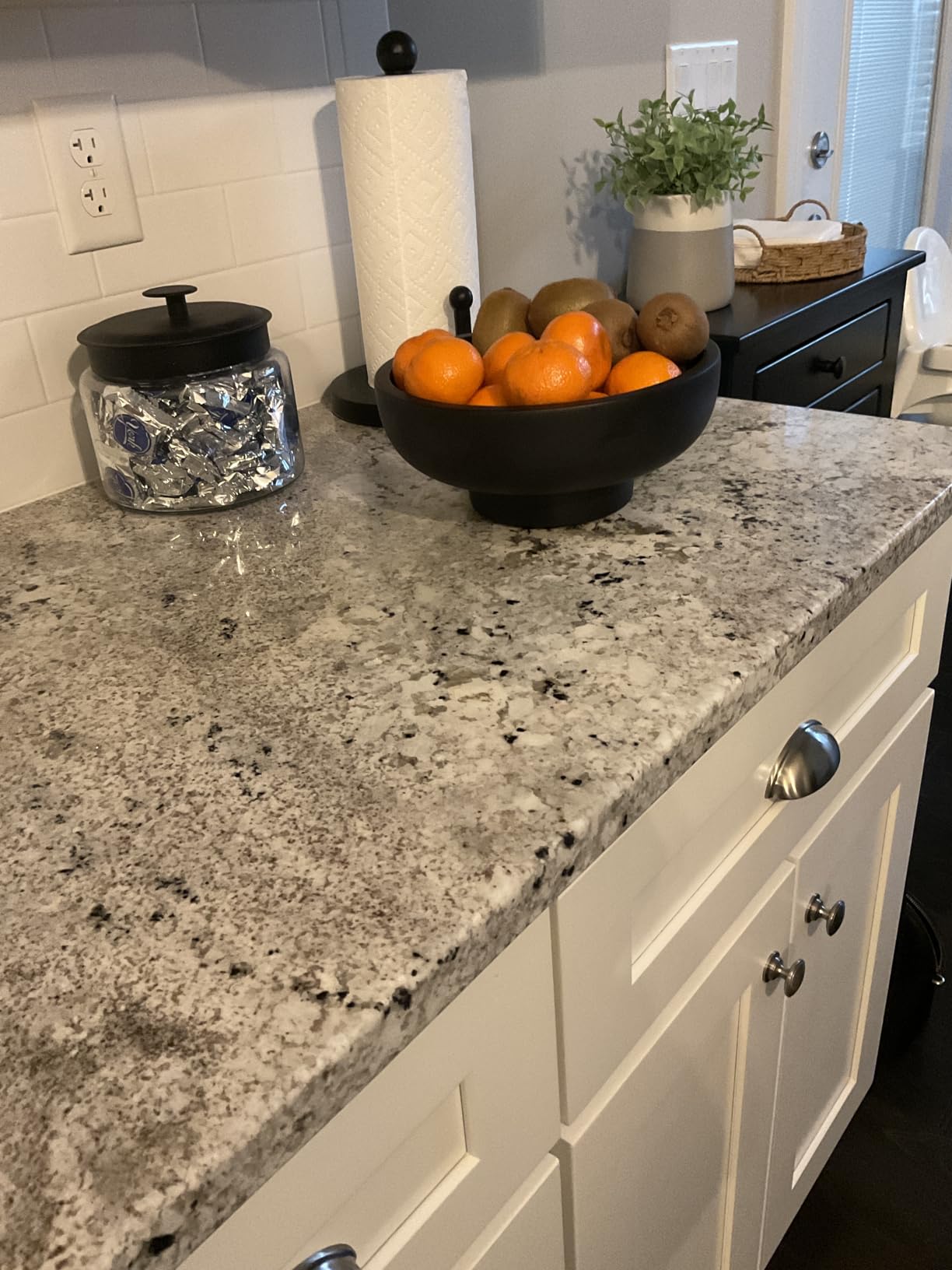OAKOA Large Decorative Bowl - Stone Fruit Bowl - Stone Bowl Decorative customer photo 1
