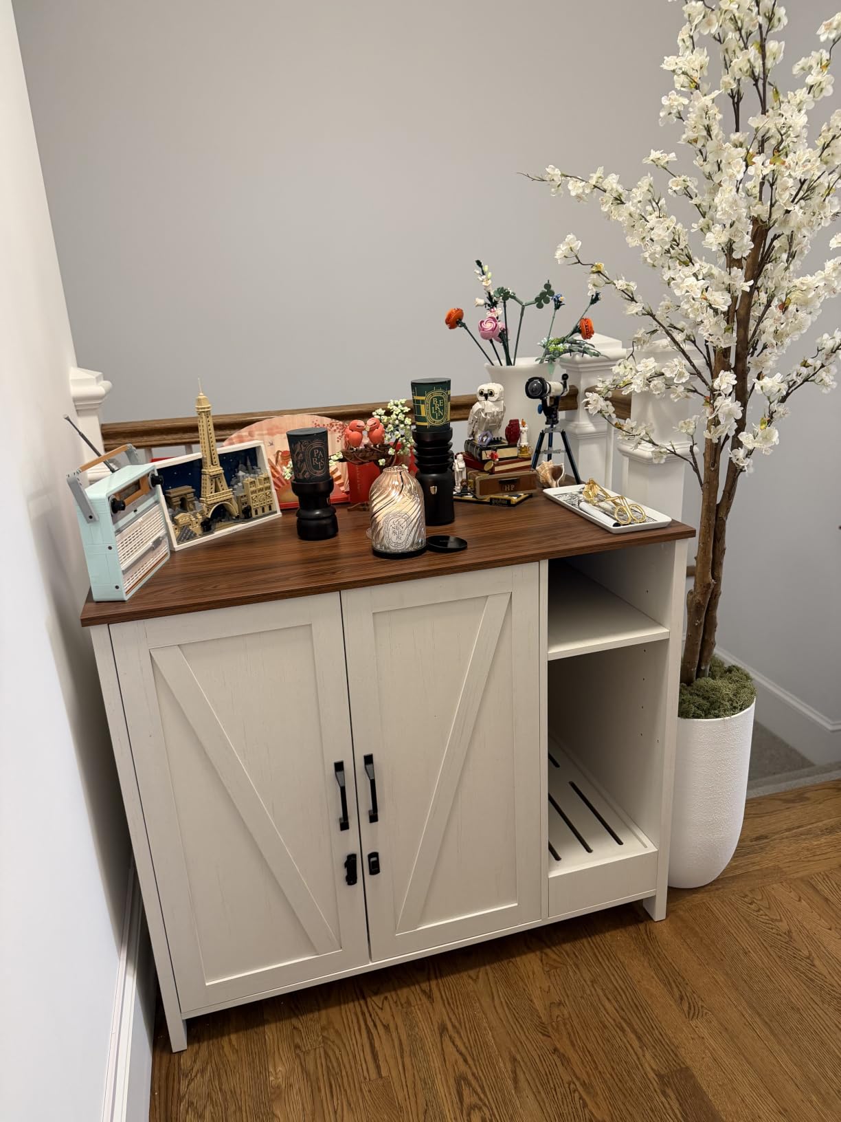Forest Gravity Large Cat Litter Enclosure with Litter Collector, Enclosure for Self-Cleaning Litter Boxes customer photo 1