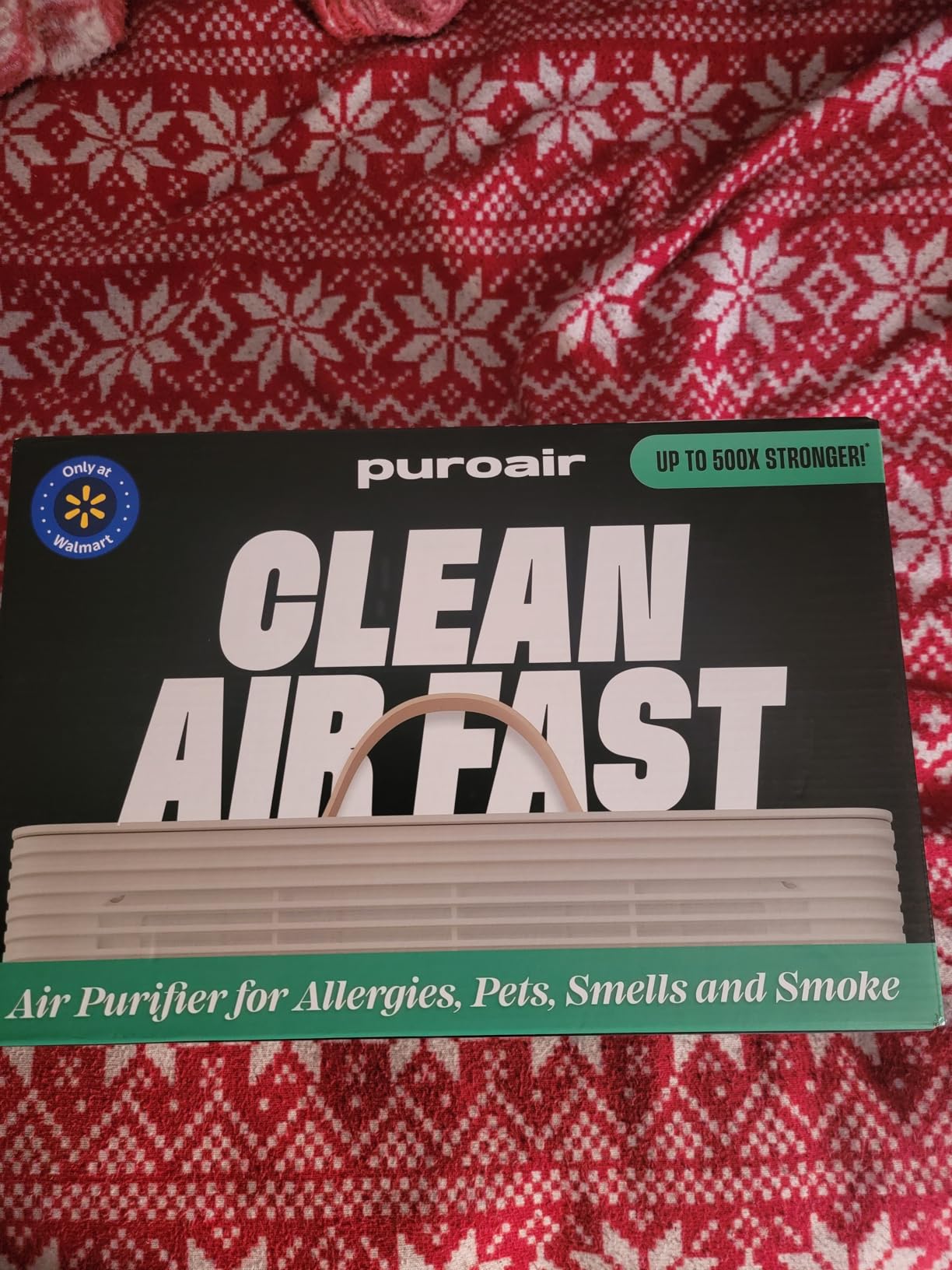 PuroAir Air Purifier 100i Smart HEPA Air Purifiers for Home Pets - Portable Small Air Purifier Filters up to 550 Ft² of Pollutants, Smoke, Pollen, Dust - Room Air Purifiers for Bedroom, Baby, Office customer photo 1
