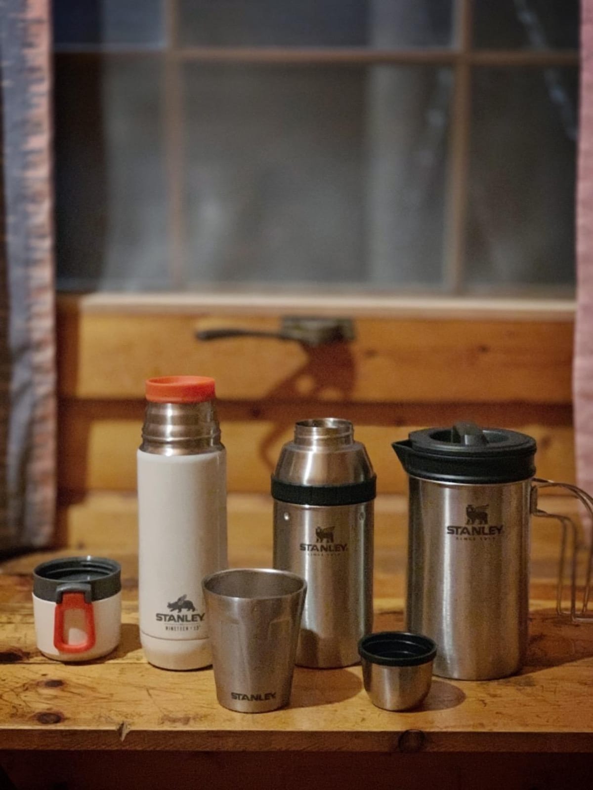 Stanley Happy Hour Cocktail Shaker Set 20 oz | Bartender Kit for Camping and Travel | Cocktail Drink Mixing Set with 2 Cups | Insulated Stainless Steel | BPA-Free | Hammertone Frost customer photo 2