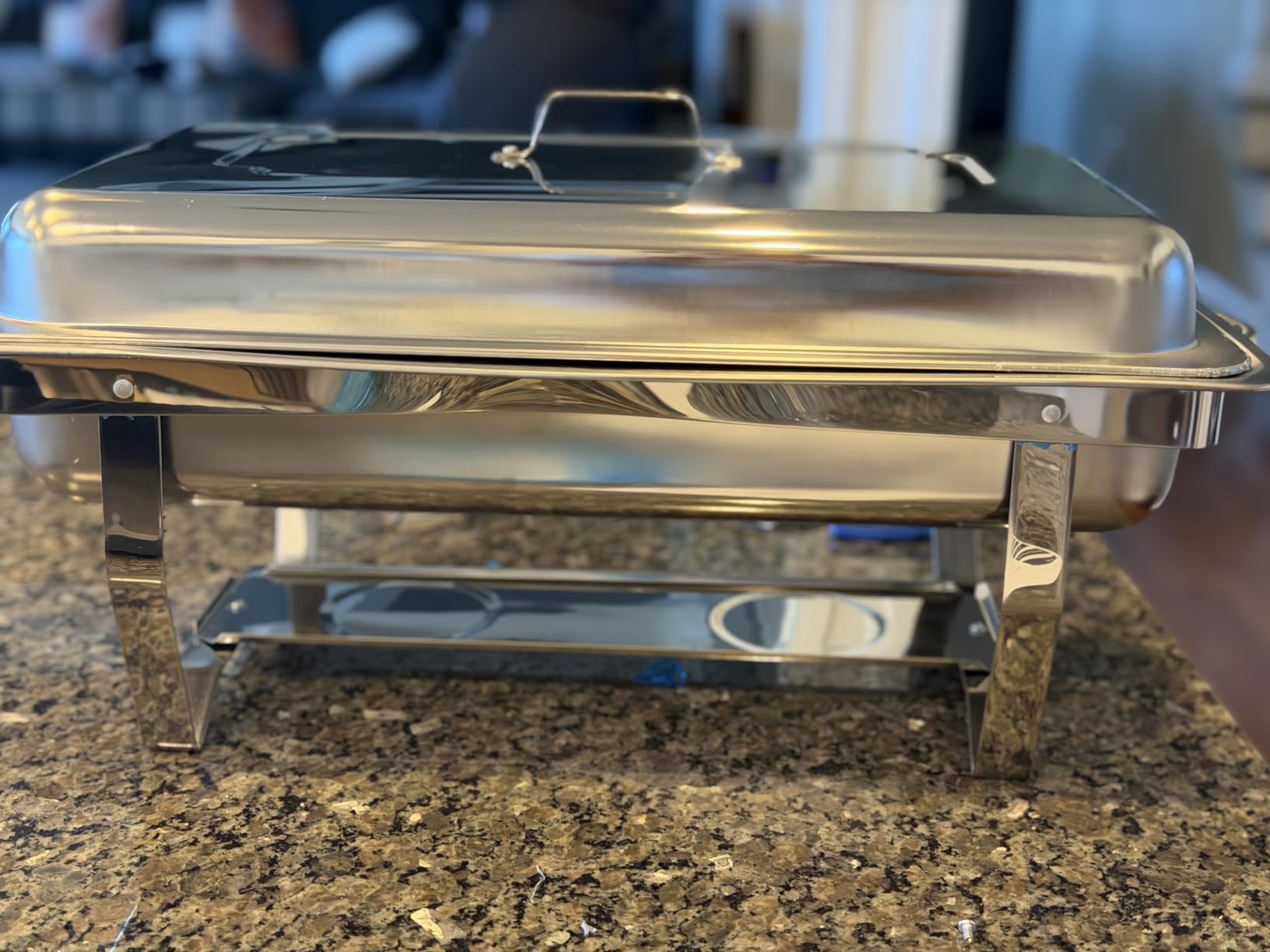 POWERFUEL 4 Pack 11QT Stainless Steel Rectangular Chafing Dishes for Buffet | Food Warmers with Multi-Size Food Pans, Rolled-Edge, Thickened, for Parties, Catering, Weddings, Events Dinners customer photo 2