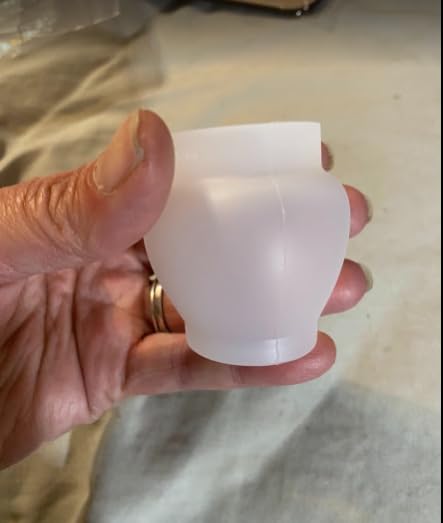 STRONGEST HOME Clear Silicone Door Knob Cover & Wall Protector - Soft Rubber Handle Grip for Arthritis Support and Quiet Damage Prevention (2 Pack) customer photo 1