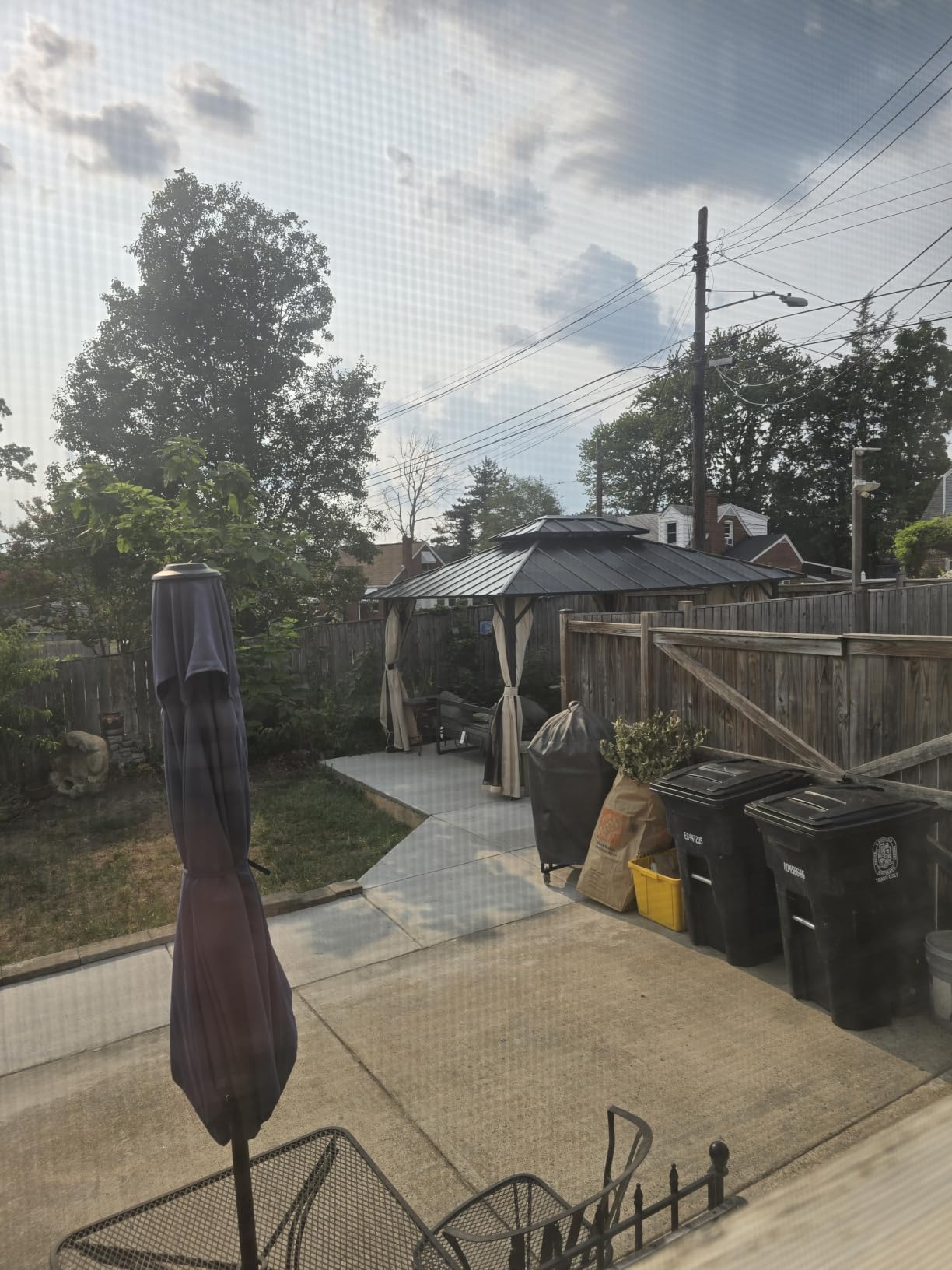 UDPATIO 10'x12' Hardtop Gazebo, Metal Galvanized Steel Double Roof, Grey | Weatherproof, withstands 49mph wind & 6in snow, dual-track sidewalls for backyard garden deck customer photo 1
