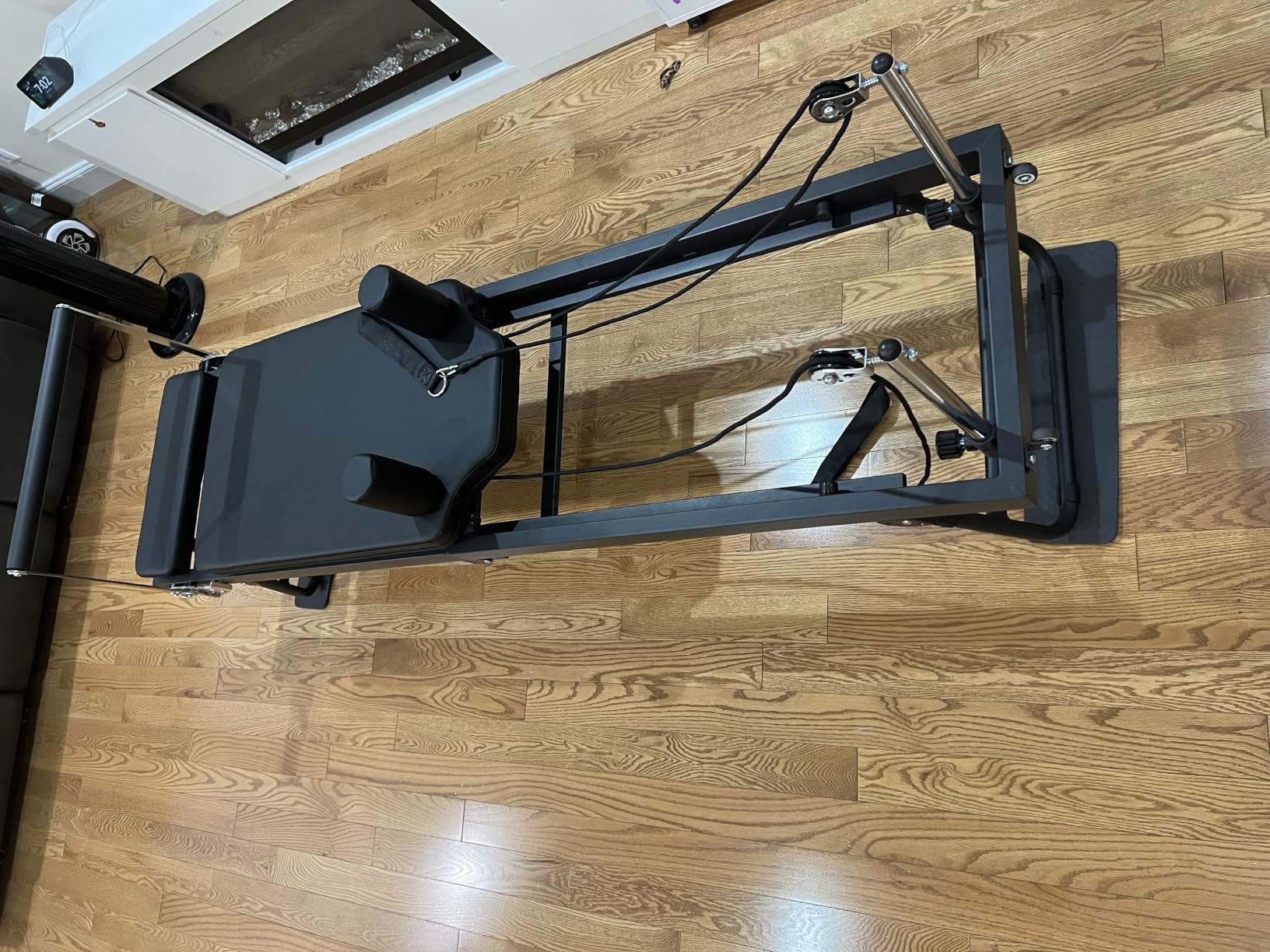 Goplus Foldable Pilates Reformer Machine for Home Gym, 84