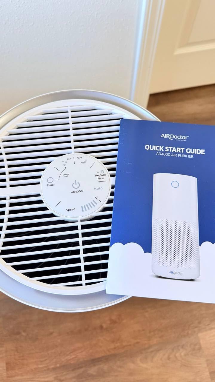 AIRDOCTOR AD4000 Air Purifier. Perfect for Large Rooms, Basements Up to 2,776 ft2. Removes Smoke, Dust, Pet Hair, Odors, Pollen. Hospital-Grade UltraHEPA & Premium Carbon Filtration customer photo 2