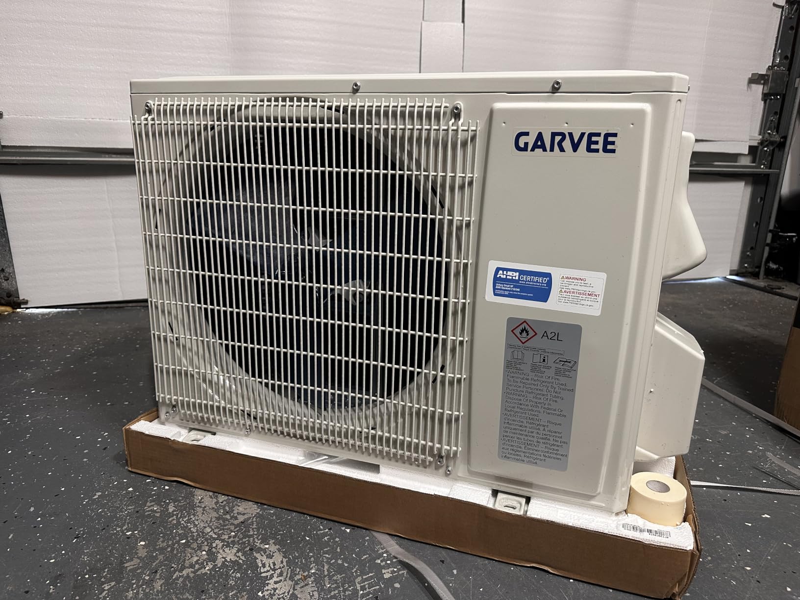 Garvee 9,000 BTU Mini Split Air Conditioner with Heat Pump, 18.5 SEER | Cools Up to 750 Sq.Ft, Inverter AC with Installation Kit & Remote, Ductless AC Unit with Pre-Charged Condenser, 230V, White customer photo 1