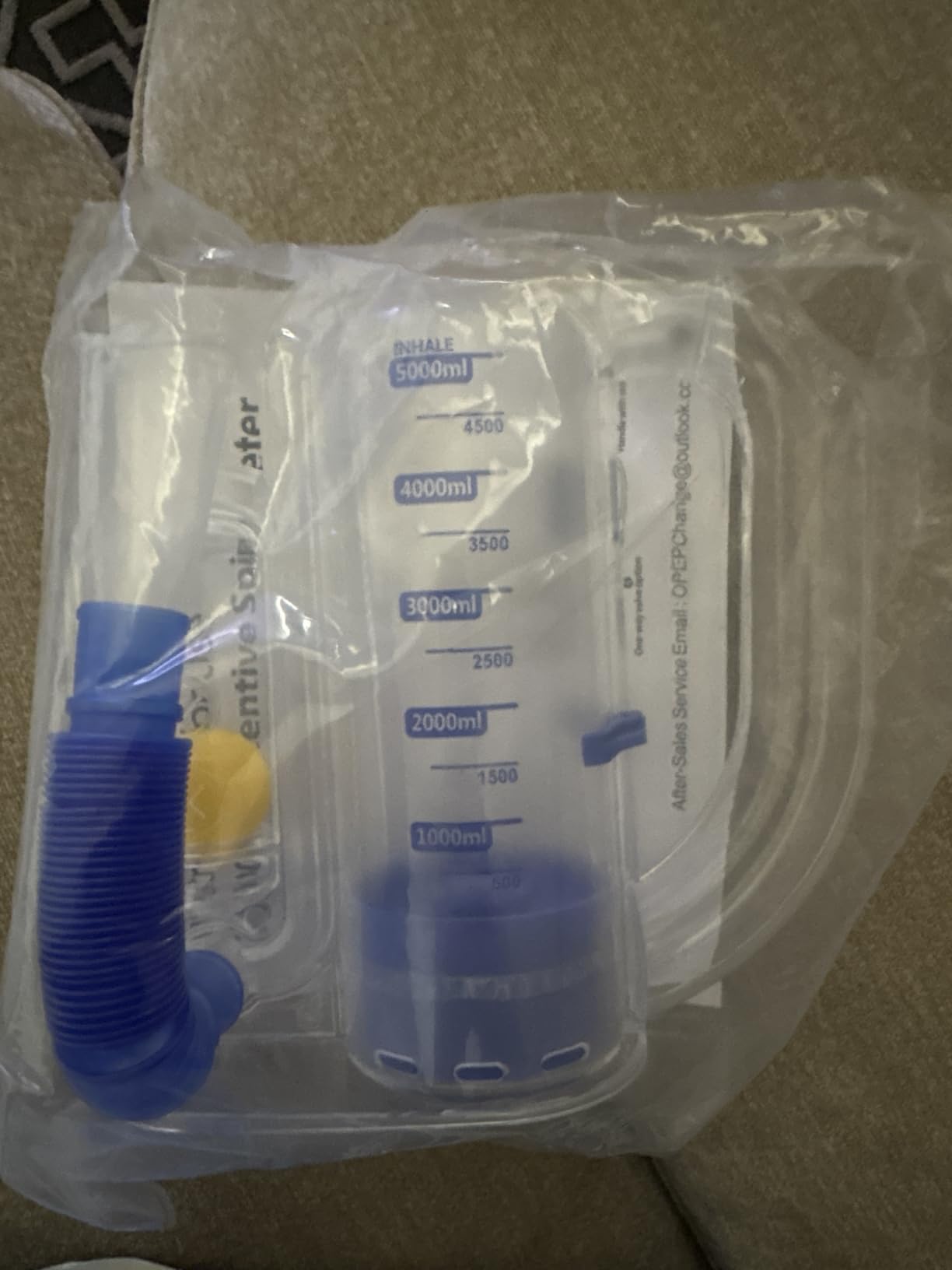 Incentive Spirometer, Breathing Exercise Device for Lungs, Lung Exerciser Device customer photo 2