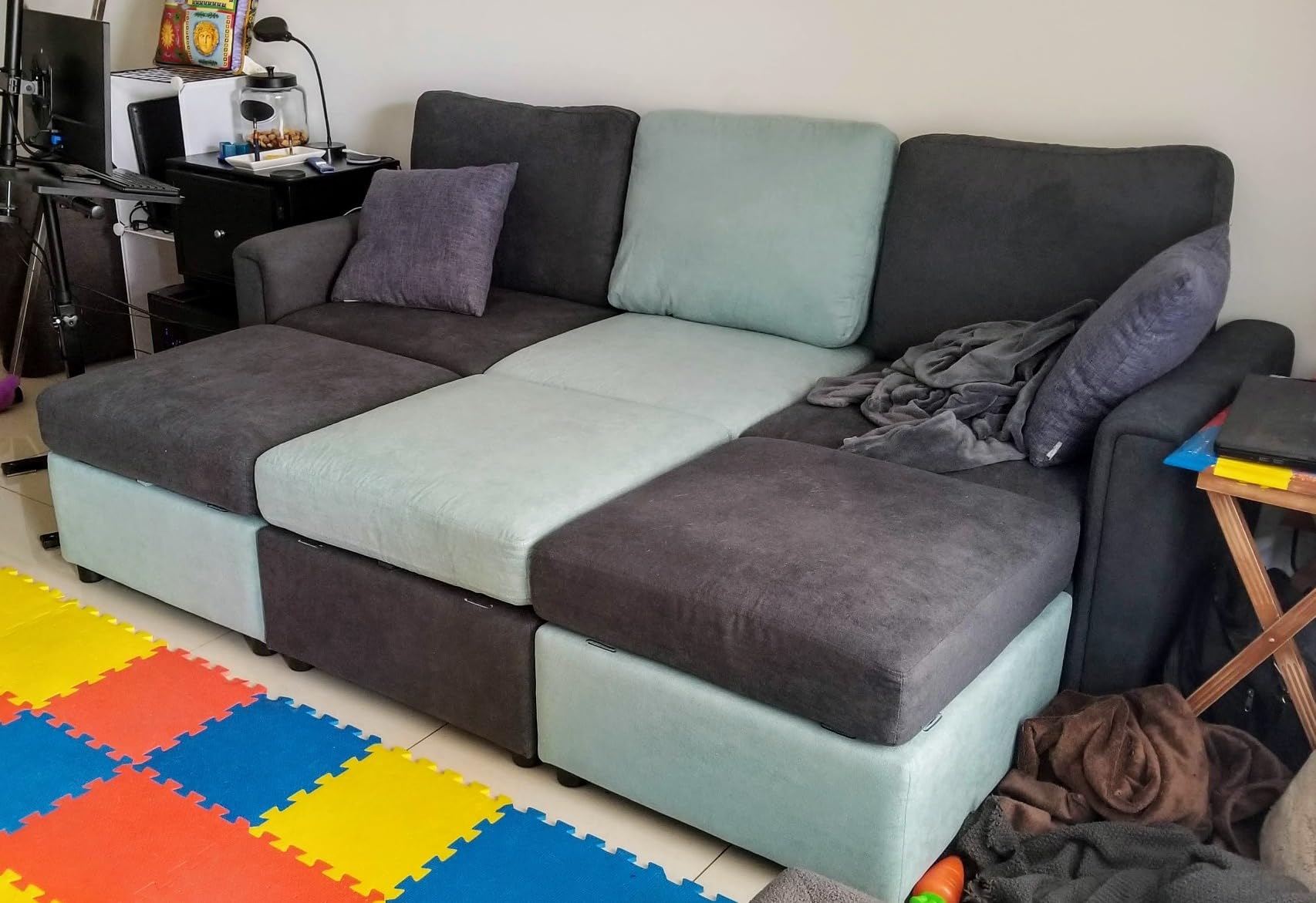 LINSY HOME Futon Sofa Bed, 70