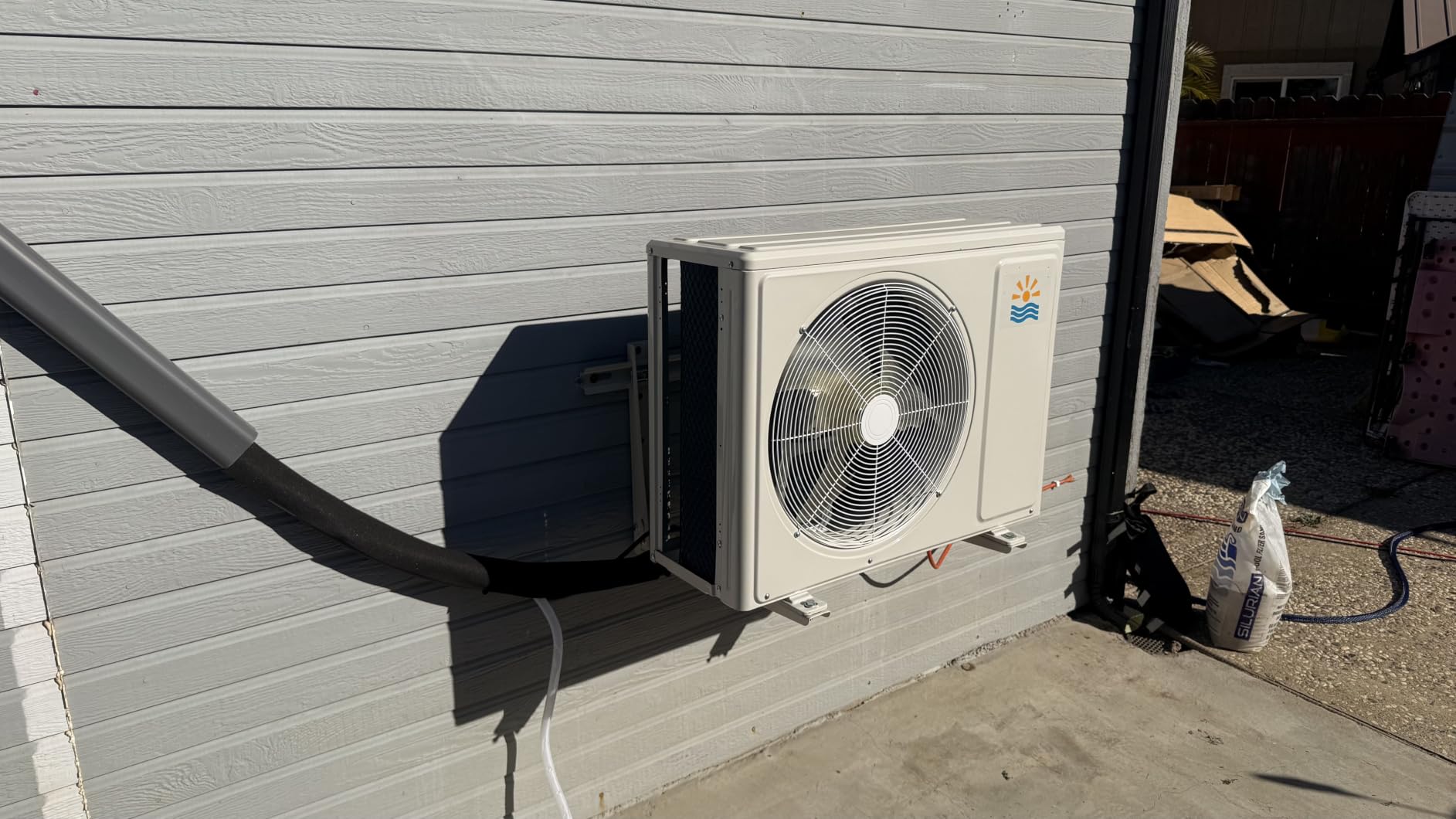 12000 BTU Mini Split AC & Heating System, Heat Pump, 19 SEER2, 115V | AHRI Certified, ductless inverter design, pre-charged, high energy efficiency, cooling & heating for rooms up to 750 sq. ft. customer photo 2
