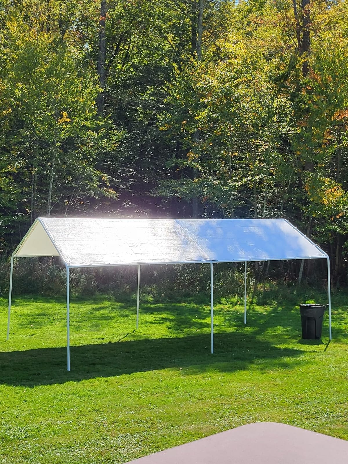 Quictent 14x30x15 FT RV Metal Carport, Heavy Duty Reinforced Steel Shelter with Side Panel, Extra Tall Outdoor Garage Canopy for RV, Boat, Truck and Farm Equipment customer photo 2
