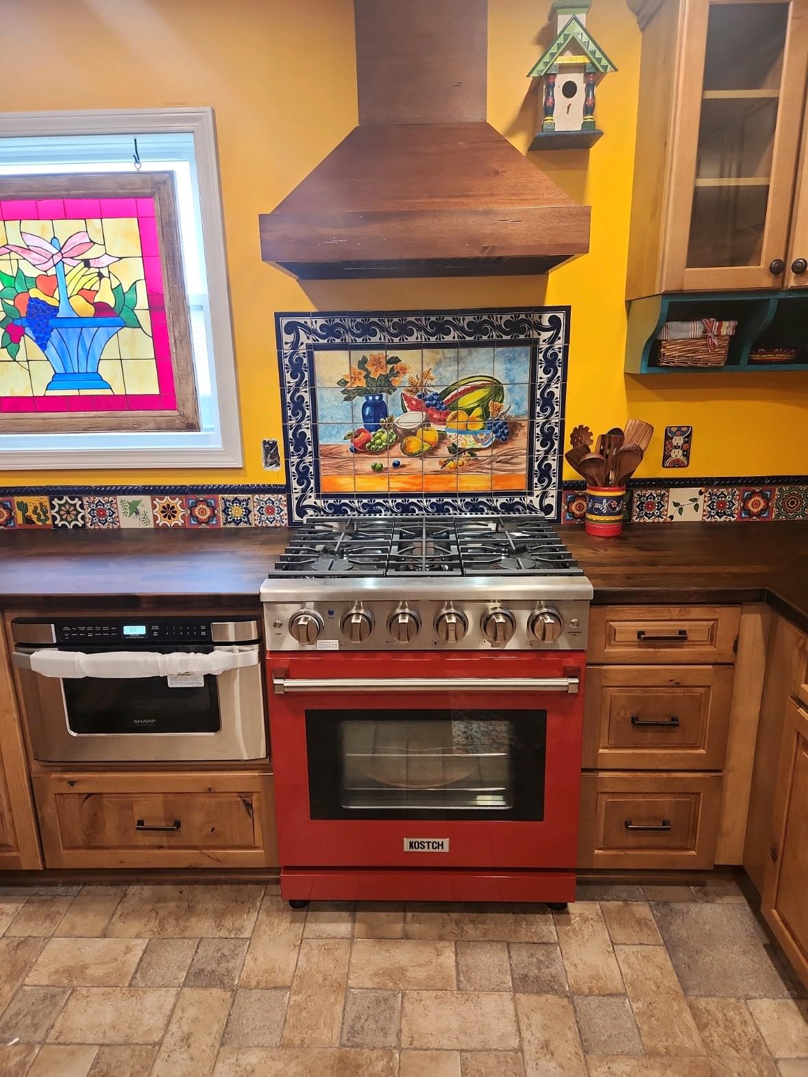 KOSTCH 30-inch Professional Freestanding Pro-Style Natural Gas Range or Liquid Propane Gas Range with 5 Burners, 4.55 cu.ft. Oven Capacity, in Stainless Steel - KOS-30RG03M (Stainless Steel/Bronze) customer photo 1