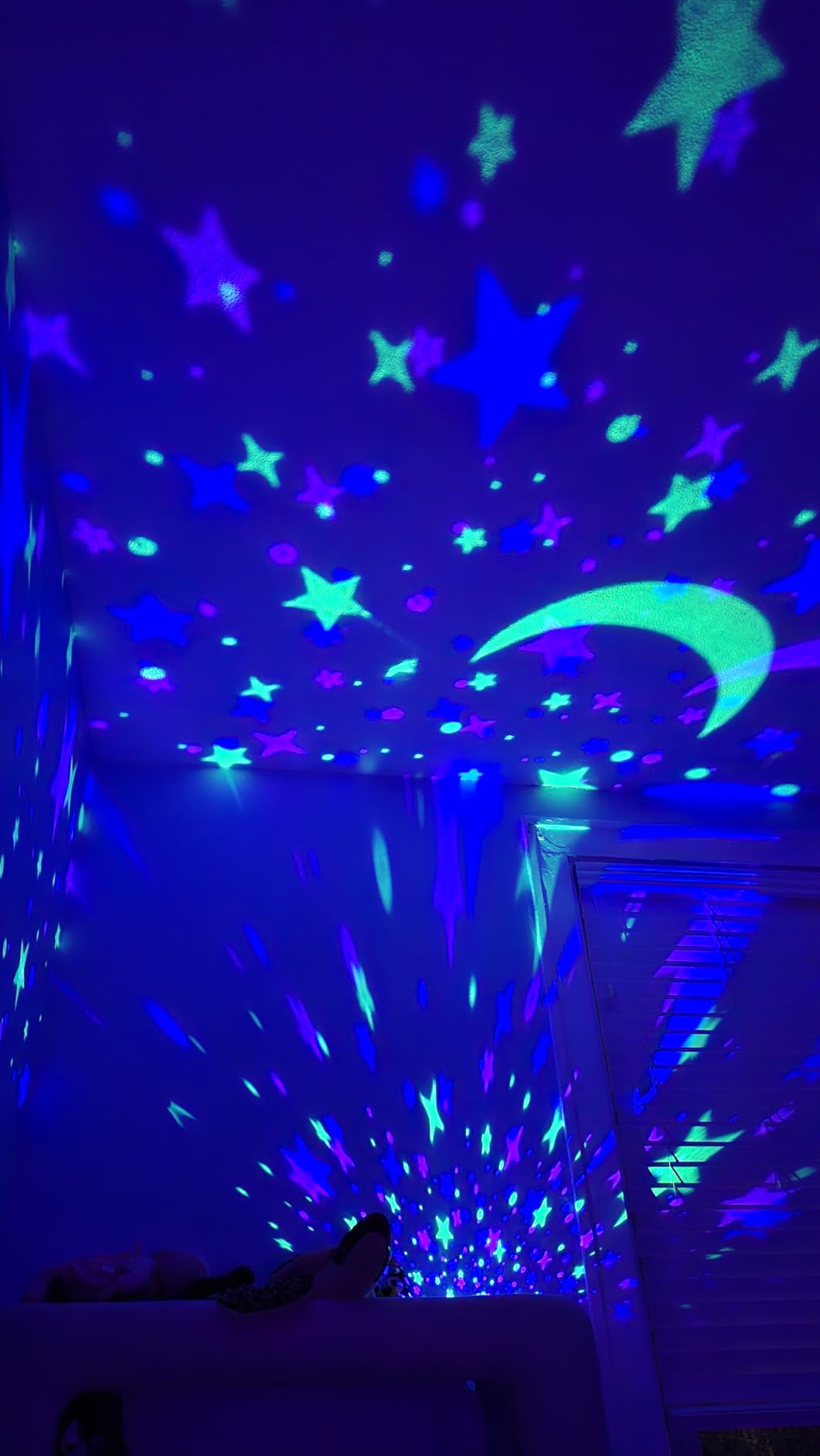 3D Galaxy Projector, Smart APP 60 Scenes Star Projector Bluetooth Speaker | Remote, 1h/2h Timer, 5 Brightness customer photo 2
