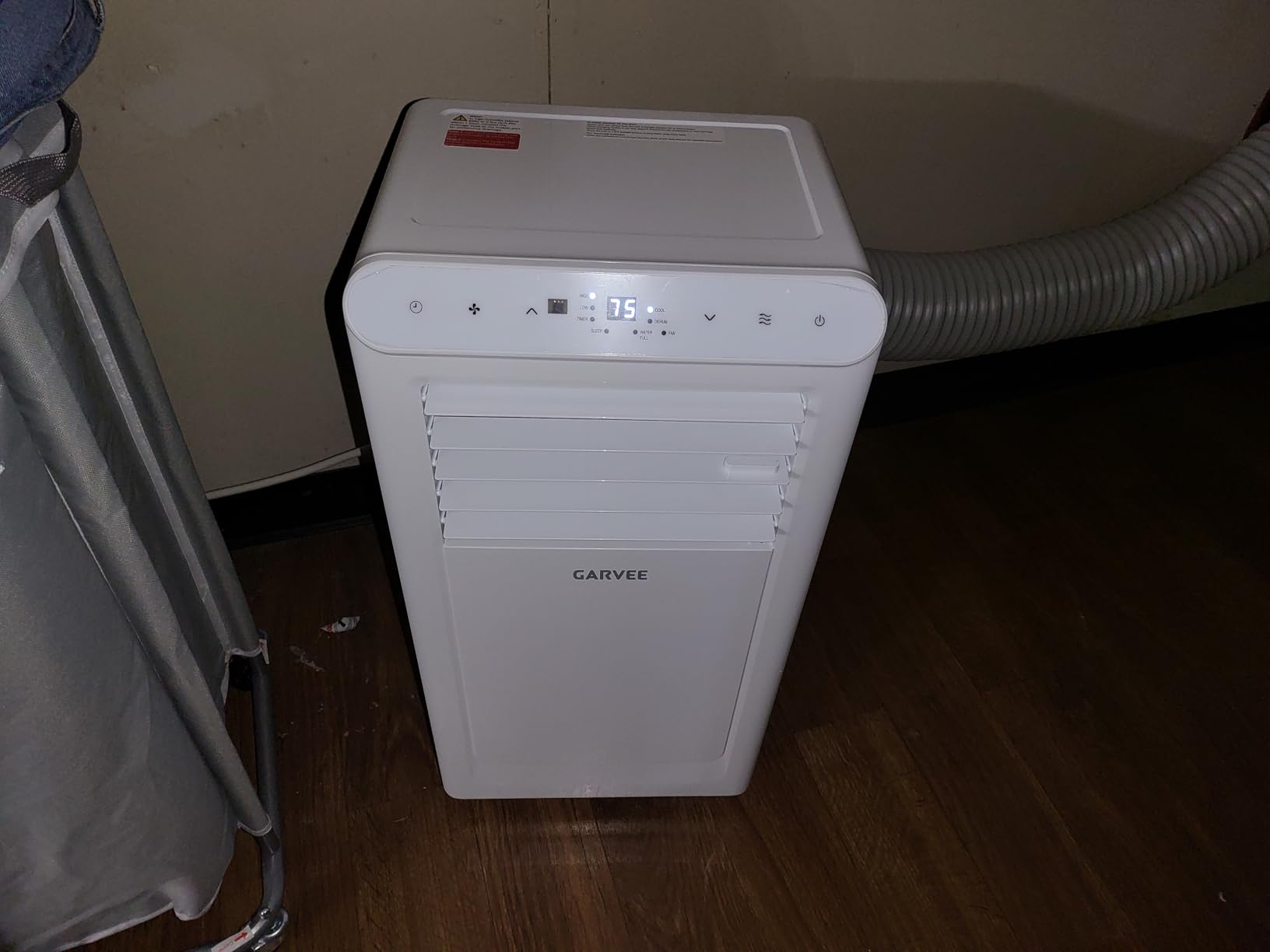 Garvee 12000 BTU Portable Air Conditioner, 3-in-1 AC Unit Cools Rooms | Up to 550 Sq.Ft with Cooling, Fan & Dehumidifier, 8150 BTU SACC, Remote Control, Sleep Mode, for Bedroom Living Room Office customer photo 2