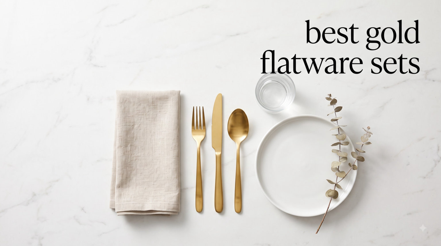 best gold flatware sets