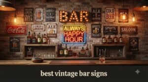 best vintage bar signs