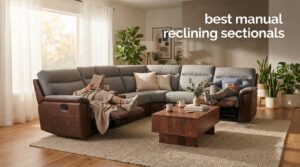 best manual reclining sectionals