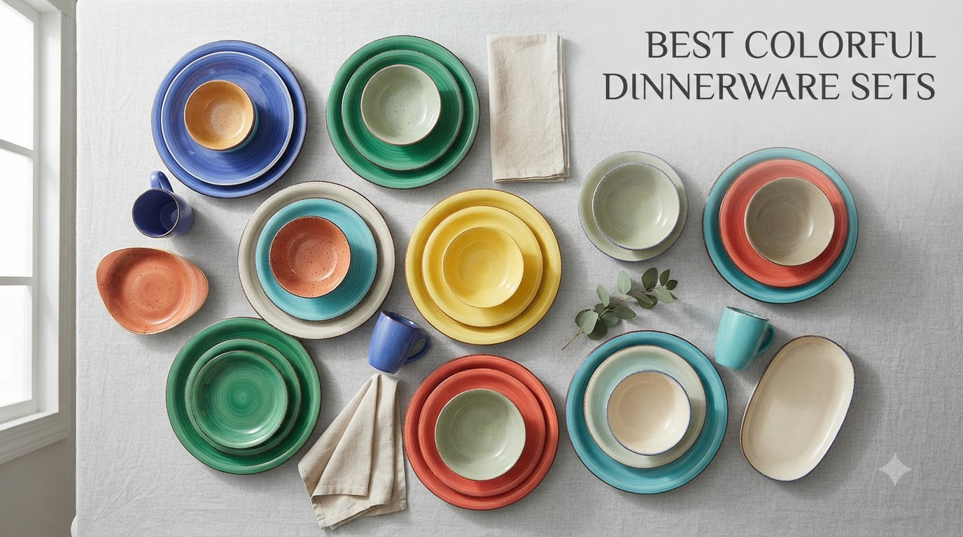 best colorful dinnerware sets