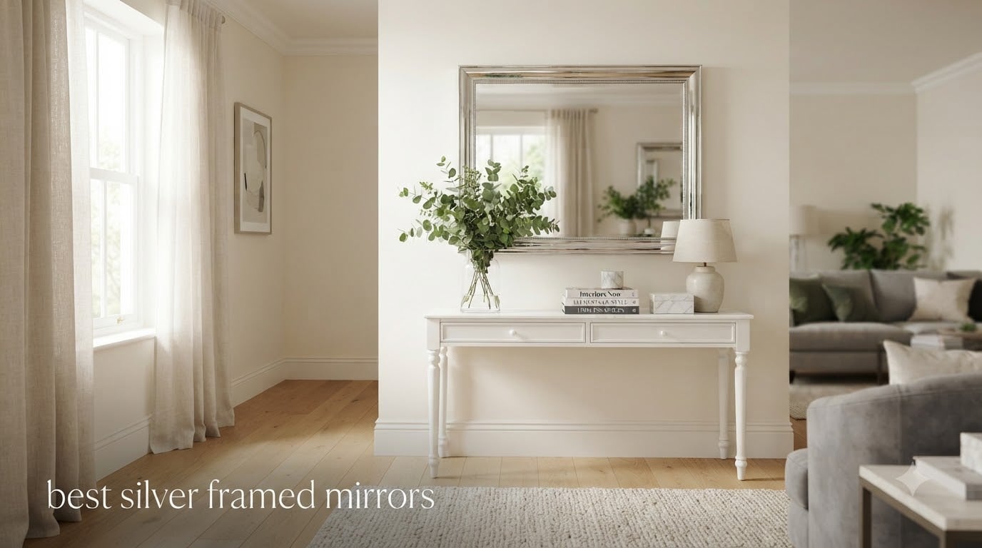 best silver framed mirrors