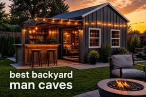 best backyard man caves