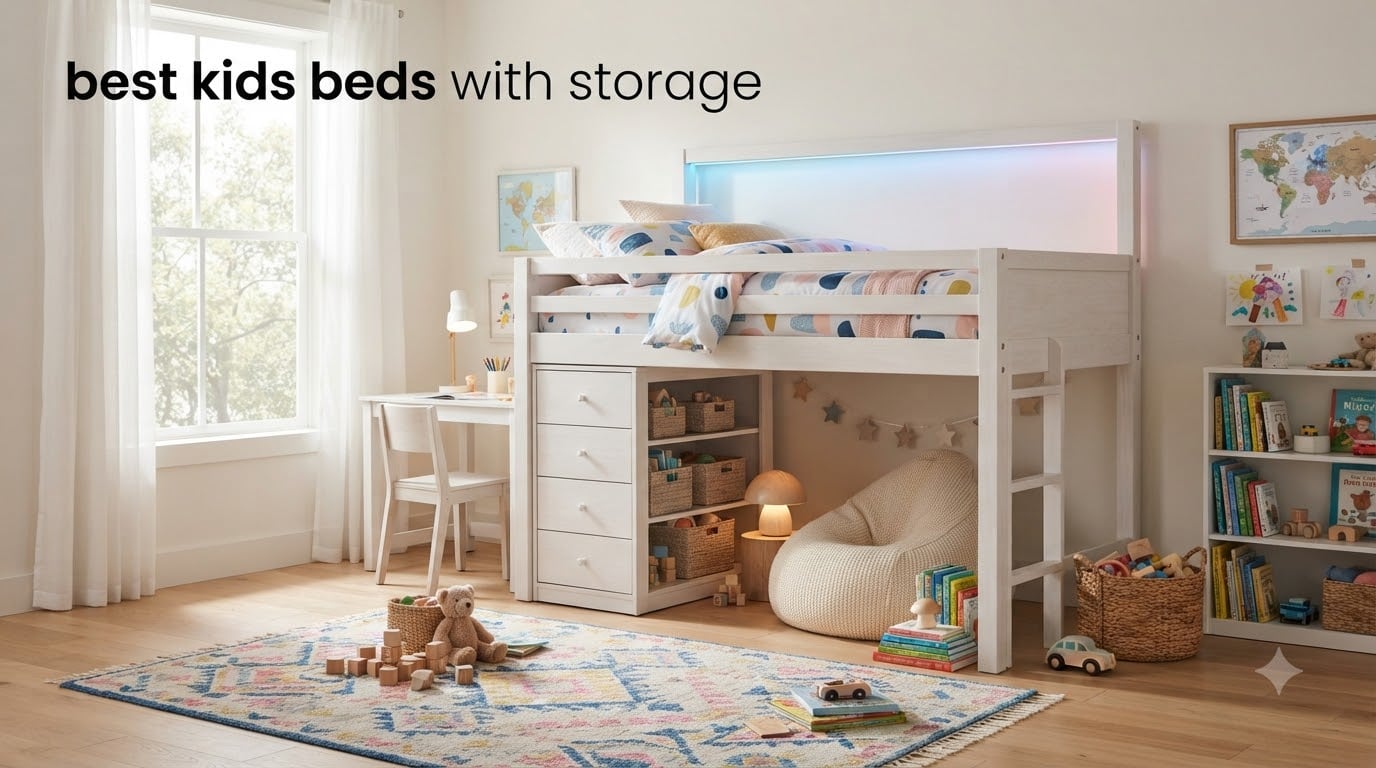 best kids beds with storage