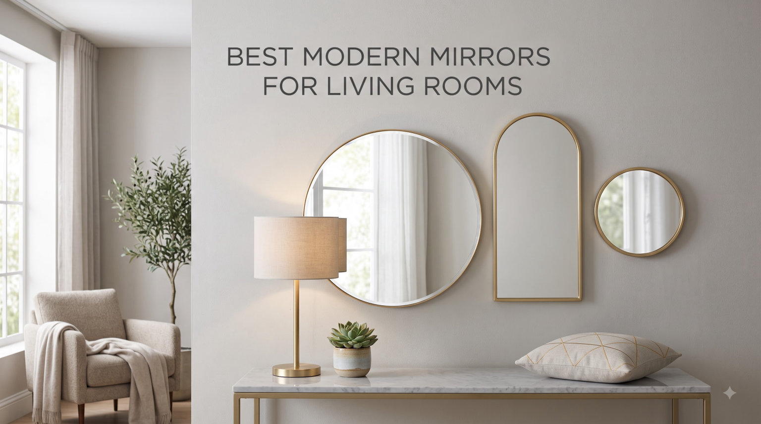 best modern mirrors for living rooms