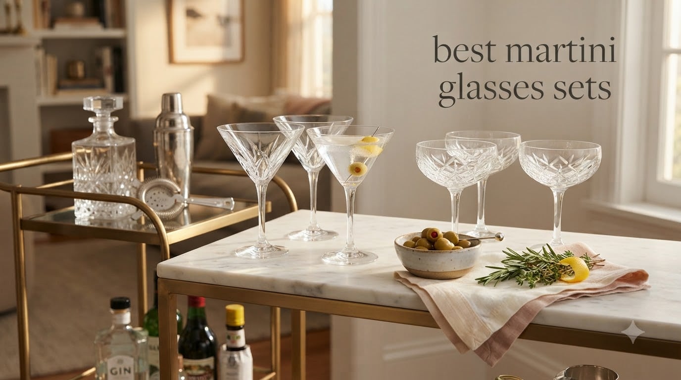 best martini glasses sets