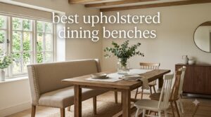 best upholstered dining benches