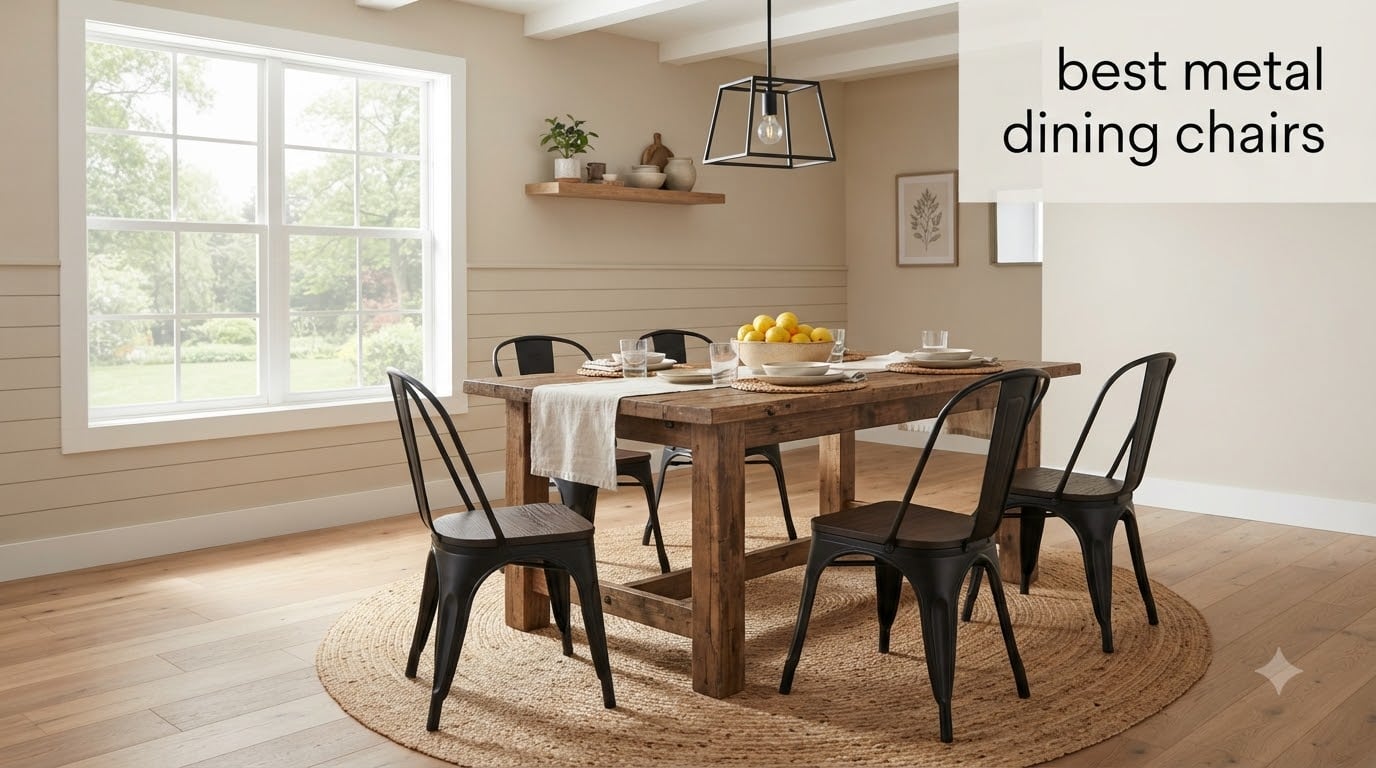 best metal dining chairs