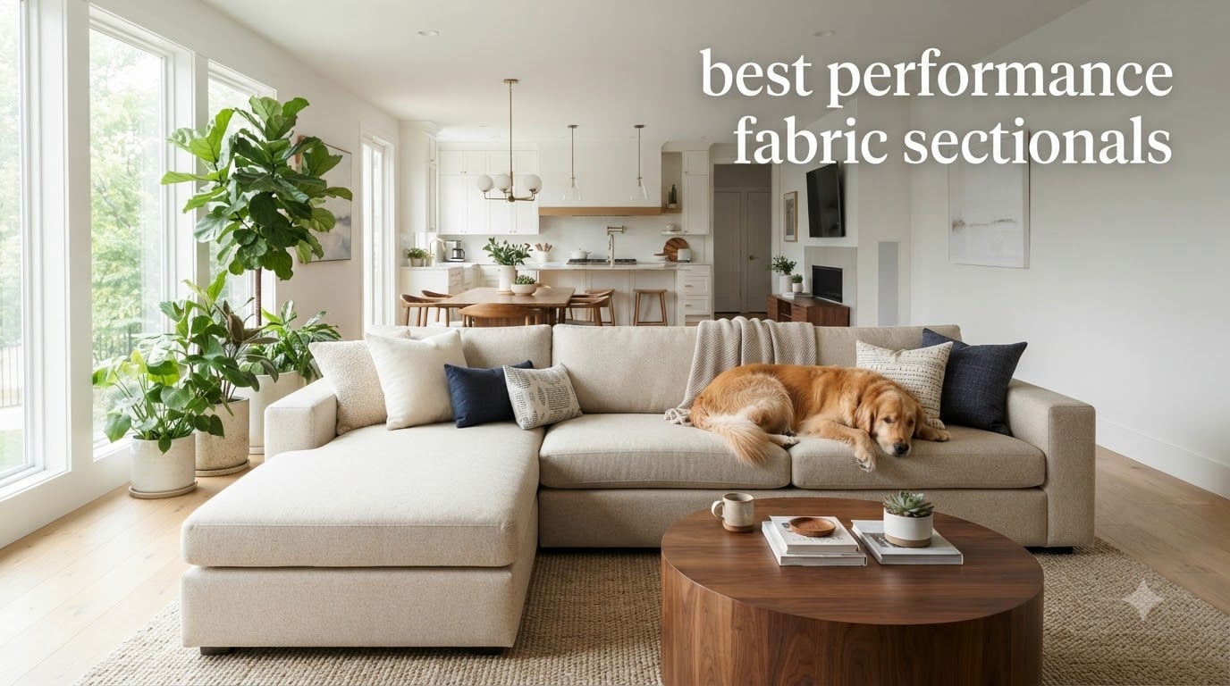 best performance fabric sectionals