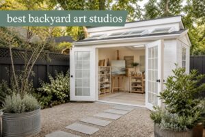 best backyard art studios
