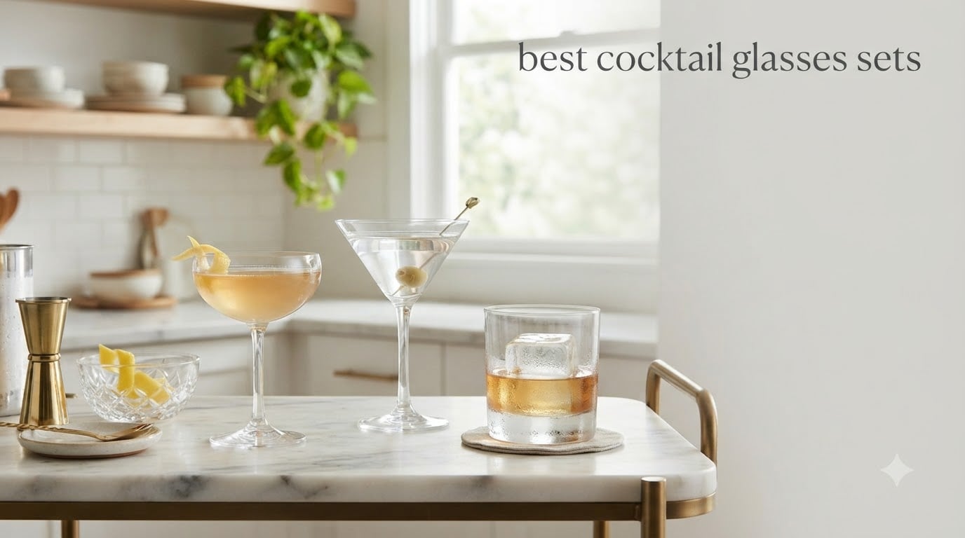 best cocktail glasses sets