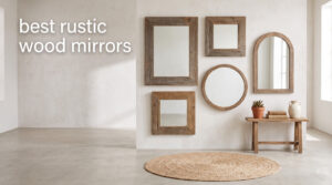 best rustic wood mirrors