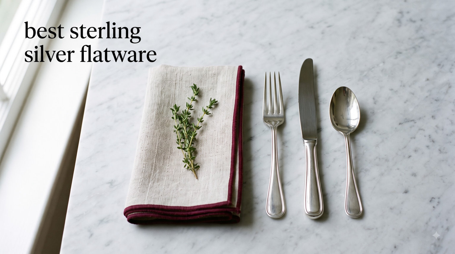 best sterling silver flatware