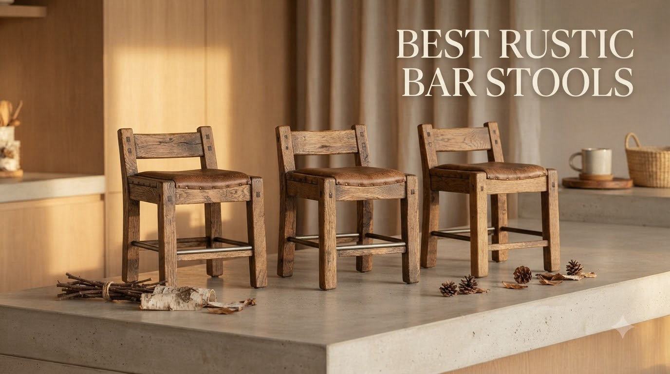 best rustic bar stools