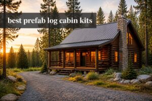 best prefab log cabin kits