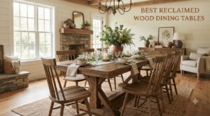 best reclaimed wood dining tables