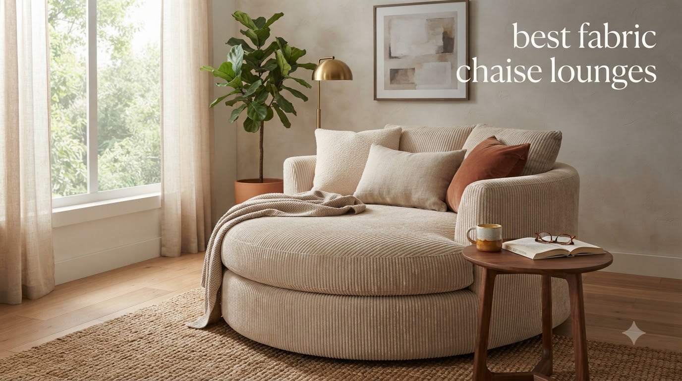 best fabric chaise lounges