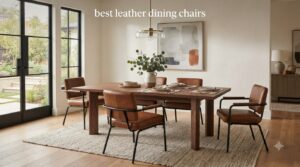 best leather dining chairs