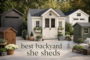 best backyard she sheds