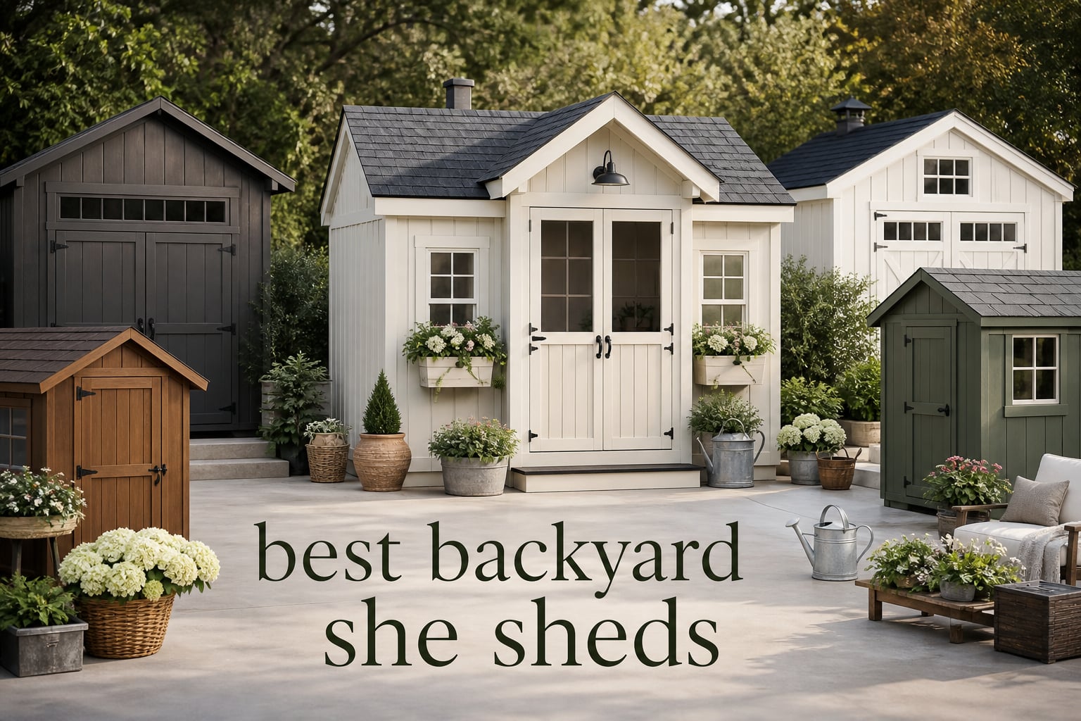 best backyard she sheds