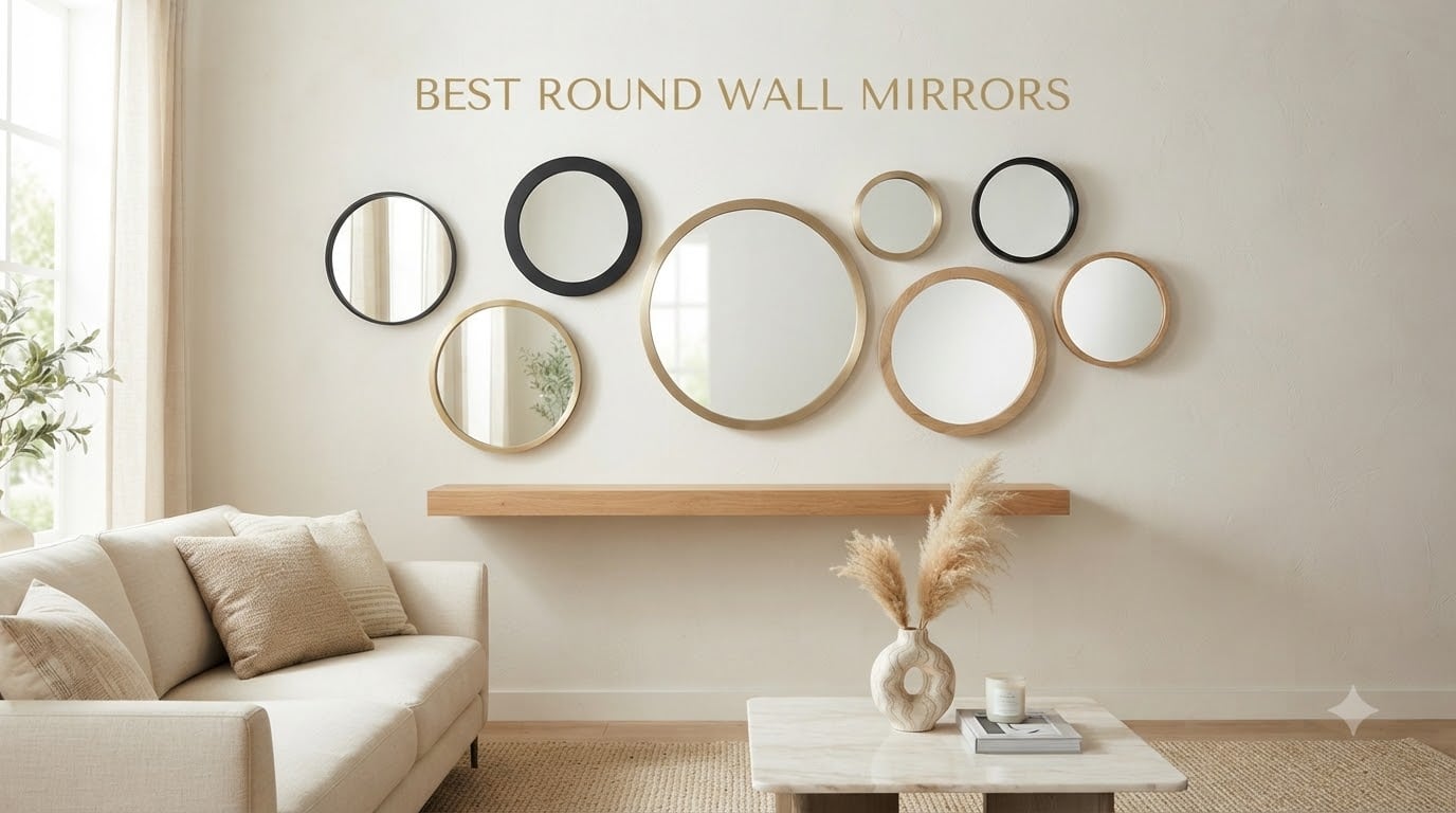 best round wall mirrors